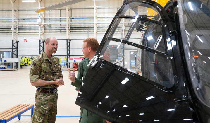 . 28 04 2026. Anglesey, United Kingdom. Prince William during a visit to RAF Valley on the island of Anglesey in Wales, United Kingdom.  xPoolx xi-Imagesx IIM-26741-0020