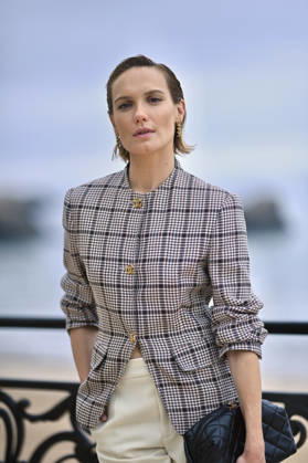 Chanel Cruise Show Photocall - Biarritz Ana Girardot attending photocall of the Chanel Cruise 2026-2027 fashion show at Casino Municipal in Biarritz, France on April 28, 2026. Photo by Franck Castel ABACAPRESS.COM Biarritz Nouvelle-Aquitaine France  Copyright: xCastelxFranck ABACAx