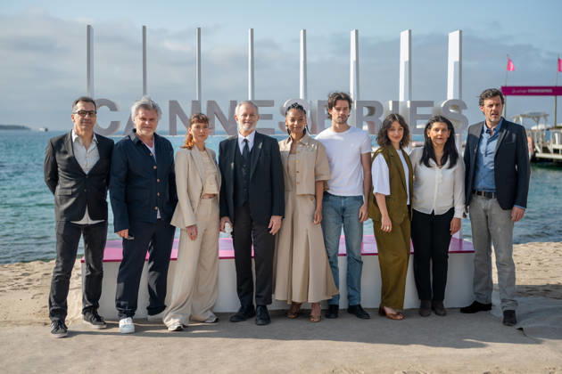 Zodiaque Crew attend the Zodiaque photocall in Hotel Majestic Beach during 9th CanneSeries festival in Cannes, France on April 28, 2026 Photo by Loran Mafar Starface 455461 2026 04 28 Cannes France  Copyright: xLoranxMafarx xStarfacex STAR_455461_001