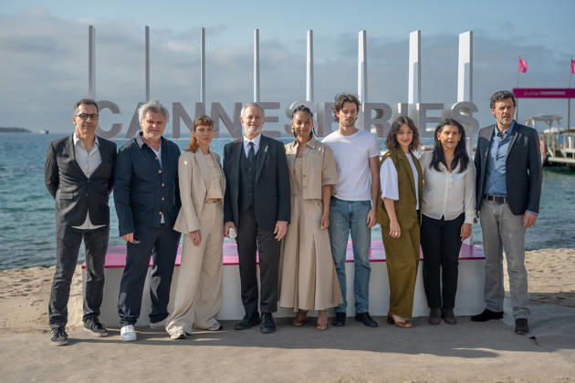 Zodiaque Crew attend the Zodiaque photocall in Hotel Majestic Beach during 9th CanneSeries festival in Cannes, France on April 28, 2026 Photo by Loran Mafar Starface 455461 2026 04 28 Cannes France  Copyright: xLoranxMafarx xStarfacex STAR_455461_012