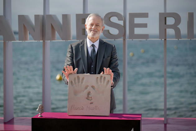 Francis Huster seen for handprinting during the Zodiaque photocall in Hotel Majestic Beach during 9th CanneSeries festival in Cannes, France on April 28, 2026 Photo by Loran Mafar Starface 455461 2026 04 28 Cannes France  Copyright: xLoranxMafarx xStarfacex STAR_455461_029