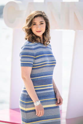 Gabrielle dAndrimont attends the Les Groos photocall in Hotel Majestic Beach during 9th CanneSeries festival in Cannes, France on April 28, 2026 Photo by Loran Mafar Starface 455461 2026 04 28 Cannes France  Copyright: xLoranxMafarx xStarfacex STAR_455461_043