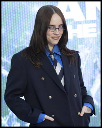 . 28 04 2026. London, United Kingdom. Billie Eilish arriving at the Billie Eilish Hit Me Hard and Soft: The Tour Live in 3D premiere in London.  xStephenxLockx xi-Imagesx IIM-26739-0021