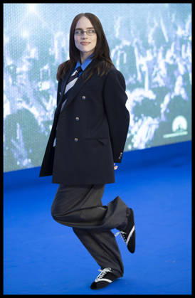 . 28 04 2026. London, United Kingdom. Billie Eilish arriving at the Billie Eilish Hit Me Hard and Soft: The Tour Live in 3D premiere in London.  xStephenxLockx xi-Imagesx IIM-26739-0022