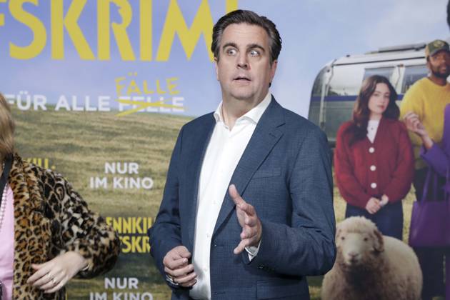 28.04.2026, Bastian Pastewka, bei der Deutschlandpremiere von GLENNKILL: EIN SCHAFSKRIMI in Berlin, Kino in der Kulturbrauerei, Berlin Deutschland, Germany