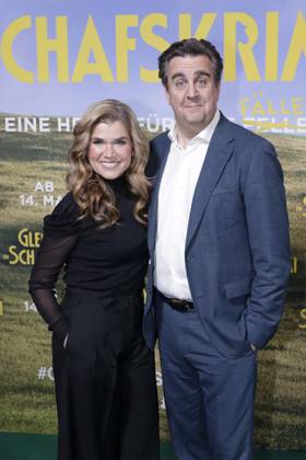 28.04.2026, Anke Engelke, Bastian Pastewka, bei der Deutschlandpremiere von GLENNKILL: EIN SCHAFSKRIMI in Berlin, Kino in der Kulturbrauerei, Berlin Deutschland, Germany