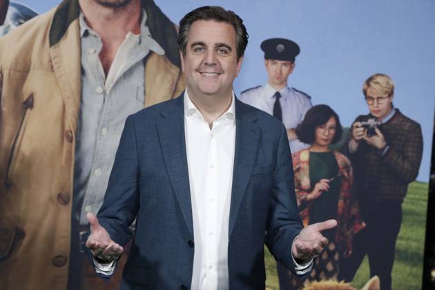 28.04.2026, Bastian Pastewka, bei der Deutschlandpremiere von GLENNKILL: EIN SCHAFSKRIMI in Berlin, Kino in der Kulturbrauerei, Berlin Deutschland, Germany