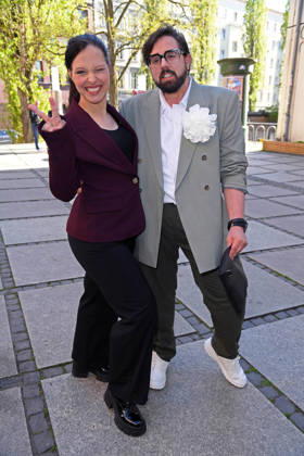 Nadja Jo Klapper, Steven Preisner bei Premiere von GLENNKILL: EIN SCHAFSKRIMI im Kino in der Kulturbrauerei in Berlin am 28.04.2026
