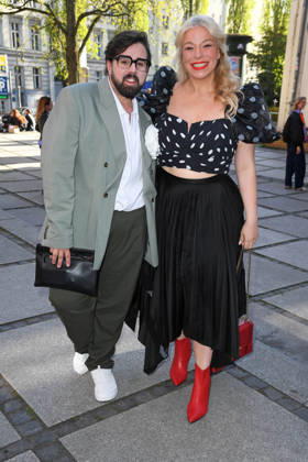 Steven Preisner, Caterina Pogorzelski bei Premiere von GLENNKILL: EIN SCHAFSKRIMI im Kino in der Kulturbrauerei in Berlin am 28.04.2026