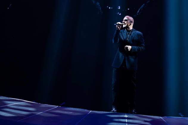 Eros Ramazzotti concert in Zagreb, Croatia Eros Ramazzotti performs as part of the Una Storia Importante tour at Arena Zagreb on April, 28, 2026. in Zagreb, Croatia.  LukaxAntunac PIXSELL