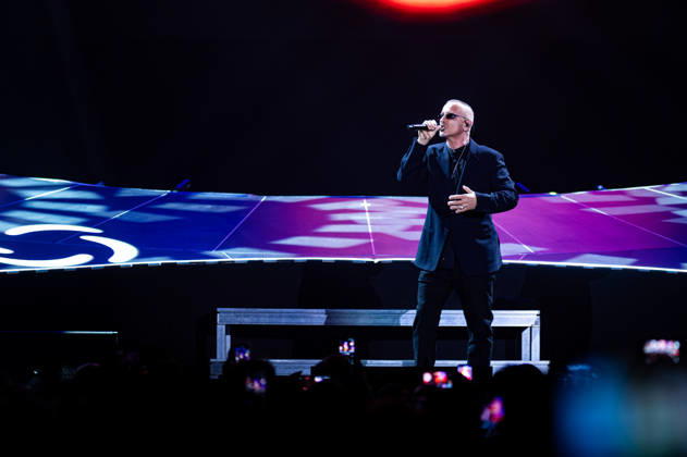 Eros Ramazzotti concert in Zagreb, Croatia Eros Ramazzotti performs as part of the Una Storia Importante tour at Arena Zagreb on April, 28, 2026. in Zagreb, Croatia.  LukaxAntunac PIXSELL