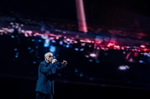 Eros Ramazzotti concert in Zagreb, Croatia Eros Ramazzotti performs as part of the Una Storia Importante tour at Arena Zagreb on April, 28, 2026. in Zagreb, Croatia.  LukaxAntunac PIXSELL