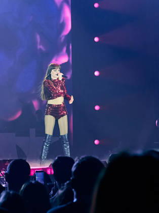 Pesaro Annalisa Concert 2026 Pictured: Annalisa and her dance group  Copyright: xpaolobarigelli.itx xipa-agency.netx xx IPA_Agency_IPA74303917