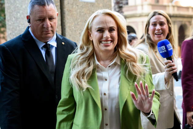 REBEL WILSON COURT, Rebel Wilson (centre) arrives at the Federal Court of Australia, in Sydney, Wednesday, April 29, 2026. ( NO ARCHIVING SYDNEY NEW SOUTH WALES AUSTRALIA  Copyright: xBIANCAxDExMARCHIx 20260429159705546410