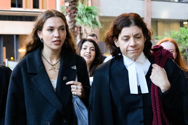 REBEL WILSON COURT, Charlotte MacInnes (left) and her barrister Sue Chrysanthou arrive at the Federal Court of Australia, in Sydney, Wednesday, April 29, 2026. ( NO ARCHIVING SYDNEY NEW SOUTH WALES AUSTRALIA  Copyright: xBIANCAxDExMARCHIx 20260429186496159923