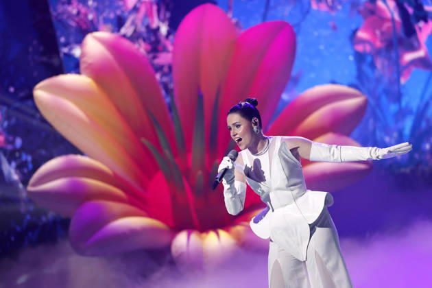 Kandidatin Constance Dizendorf bei der ersten von drei Live-Shows der 22. Staffel der deutschen Gesangs-Castingshow Deutschland sucht den Superstar (DSDS) in den MMC-Studios. Köln, 28.04.2026 NRW Deutschland Copyright: xChristophxHardtx