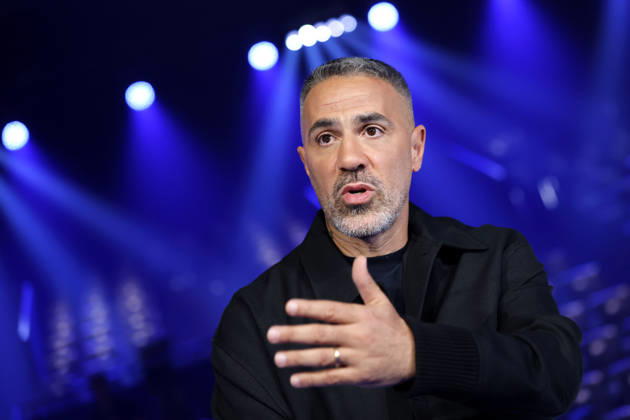 Rapper und Juror Bushido (Anis Ferchichi) bei der ersten von drei Live-Shows der 22. Staffel der deutschen Gesangs-Castingshow Deutschland sucht den Superstar (DSDS) in den MMC-Studios. Köln, 28.04.2026 NRW Deutschland Copyright: xChristophxHardtx