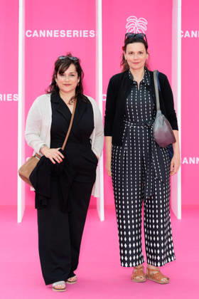 The 9th Canneseries International Festival - Pink Carpet - Closing Ceremony Nahid Shaikh, Sofie Hanegreefs attend the pink carpet ahead of the closing ceremony of the 9th edition of the Cannes International Series Festival (Canneseries) in Cannes, southern France, on April 28, 2026. Photo by ShootPix ABACAPRESS.COM Nice Provence-Alpes-Cote d Azur France  Copyright: xShootpix ABACAx