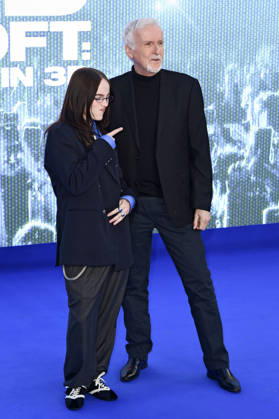 Billie Eilish und James Cameron bei der Premiere des 3D-Konzertfilms Billie Eilish - Hit Me Hard and Soft: The Tour im Odeon Luxe Leicester Square. London, 28.04.2026