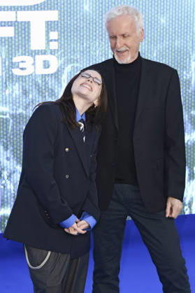 Billie Eilish und James Cameron bei der Premiere des 3D-Konzertfilms Billie Eilish - Hit Me Hard and Soft: The Tour im Odeon Luxe Leicester Square. London, 28.04.2026