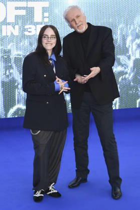 Billie Eilish und James Cameron bei der Premiere des 3D-Konzertfilms Billie Eilish - Hit Me Hard and Soft: The Tour im Odeon Luxe Leicester Square. London, 28.04.2026