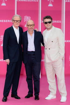 The 9th Canneseries International Festival - Pink Carpet - Closing Ceremony Bill Nighy, Hugo Blick, Tom Burke attend the pink carpet ahead of the closing ceremony of the 9th edition of the Cannes International Series Festival (Canneseries) in Cannes, southern France, on April 28, 2026. Photo by ShootPix ABACAPRESS.COM Nice Provence-Alpes-Cote d Azur France  Copyright: xShootpix ABACAx