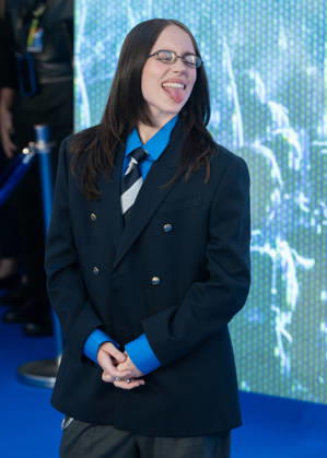 Billie Eilish attends the UK Premiere of Billie Eilish - Hit Me Hard and Soft: The Tour Live In 3D at Odeon Luxe Leicester Square in London, England. UK. Tuesday 28th April 2026. Copyright: xJamesxWarrenx ae75e687