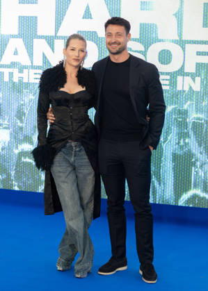 Lottie Moss and Themy Kalaitzis attends the UK Premiere of Billie Eilish - Hit Me Hard and Soft: The Tour Live In 3D at Odeon Luxe Leicester Square in London, England. UK. Tuesday 28th April 2026. Copyright: xJamesxWarrenx ae75e720