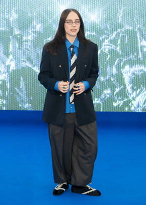 Billie Eilish attends the UK Premiere of Billie Eilish - Hit Me Hard and Soft: The Tour Live In 3D at Odeon Luxe Leicester Square in London, England. UK. Tuesday 28th April 2026. Copyright: xJamesxWarrenx ae75e671