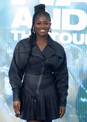 Clara Amfo attends the UK Premiere of Billie Eilish - Hit Me Hard and Soft: The Tour Live In 3D at Odeon Luxe Leicester Square in London, England. UK. Tuesday 28th April 2026. Copyright: xJamesxWarrenx ae75e722