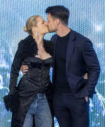Billie Eilish Hit Me Hard and Soft - The Tour Live in 3D film premiere, London, UK, on 28th April 2026 Lottie Moss and Themy Kalaitzis at Billie Eilish Hit Me Hard and Soft - The Tour Live in 3D film premiere, London, UK, on 28th April 2026, Credit:James Shaw Avalon UNITED KINGDOM, LONDON, London  Copyright: xJamesxShawx xAvalonx 1095080251