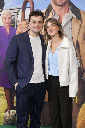 Daniel Zorn und Laura Mielke bei der Premiere des Kinofilms Glennkill: Ein Schafskrimi The Sheep Detectives im Kino in der KulturBrauerei. Berlin, 28.04.2026