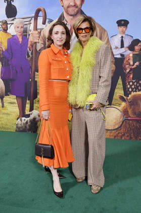 Katrin Ummen und Andrea Eggers bei der Premiere des Kinofilms Glennkill: Ein Schafskrimi The Sheep Detectives im Kino in der KulturBrauerei. Berlin, 28.04.2026