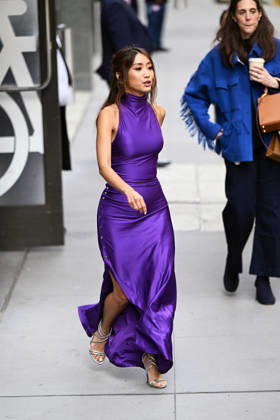 Brenda Song all smiiles whie arriving at ABC Studios in New York Featuring: Brenda Song Where: New York City, New York, United States When: 28 Apr 2026 Credit: Elder Ordonez INSTARimages EDITORIAL USE ONLY. NOT FOR USE BY NEWSPAPERS BASED IN THE UK. Copyright: xx instar55651002