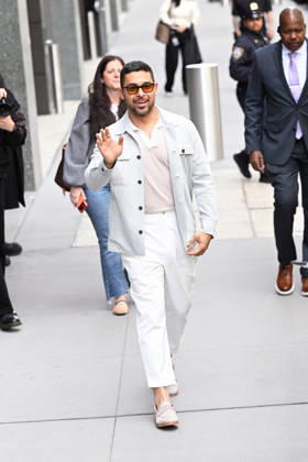 Wilmer Valderrrama all smiiles whie arriving at ABC Studios in New York Featuring: Wilmder Valderrama Where: New York City, New York, United States When: 28 Apr 2026 Credit: Elder Ordonez INSTARimages EDITORIAL USE ONLY. NOT FOR USE BY NEWSPAPERS BASED IN THE UK. Copyright: xx instar55651015