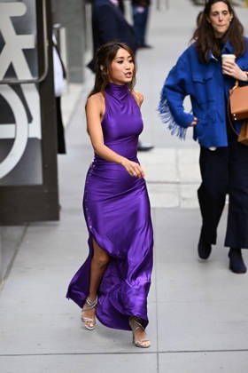 Brenda Song all smiiles whie arriving at ABC Studios in New York Featuring: Brenda Song Where: New York City, New York, United States When: 28 Apr 2026 Credit: Elder Ordonez INSTARimages EDITORIAL USE ONLY. NOT FOR USE BY NEWSPAPERS BASED IN THE UK. Copyright: xx instar55651001