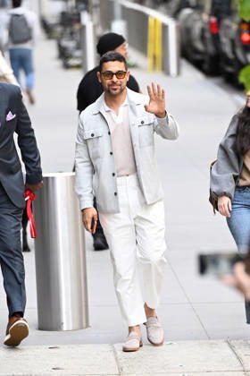 Wilmer Valderrrama all smiiles whie arriving at ABC Studios in New York Featuring: Wilmder Valderrama Where: New York City, New York, United States When: 28 Apr 2026 Credit: Elder Ordonez INSTARimages EDITORIAL USE ONLY. NOT FOR USE BY NEWSPAPERS BASED IN THE UK. Copyright: xx instar55651012
