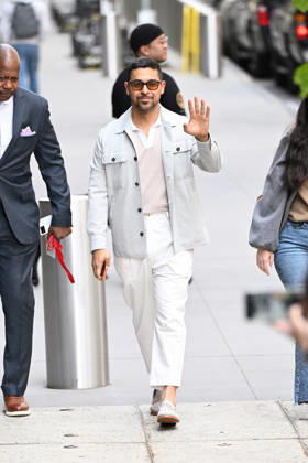Wilmer Valderrrama all smiiles whie arriving at ABC Studios in New York Featuring: Wilmder Valderrama Where: New York City, New York, United States When: 28 Apr 2026 Credit: Elder Ordonez INSTARimages EDITORIAL USE ONLY. NOT FOR USE BY NEWSPAPERS BASED IN THE UK. Copyright: xx instar55651014