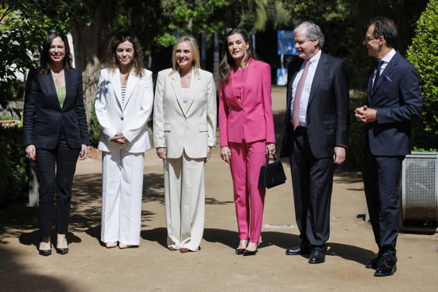 Queen Letizia presides over the proclamation of the Princess of Girona Art Award 2026 in Granada Queen Letizia 3d on her arrival at the proclamation ceremony of the Princess of Girona Art Award 2026 accompanied by the president of the Princess of Girona Foundation, Francisco Belil Creixell 2d and the mayoress of Granada, Marifrán Carazo 3i On April 29, 2026 in Granada, Andalusia Spain Queen Letizia presided over the ceremony to proclaim the Princess of Girona Art 2026 Award, as part of the fourth stage of the Talent Tour This award recognizes the career of young creators who, through their leadership, commitment and creativity, develop artistic and cultural projects with a positive impact on society 29 APRIL 2026 Álex Cá Granada, Andalusia  Copyright: xÃlexxCamarax 7483052