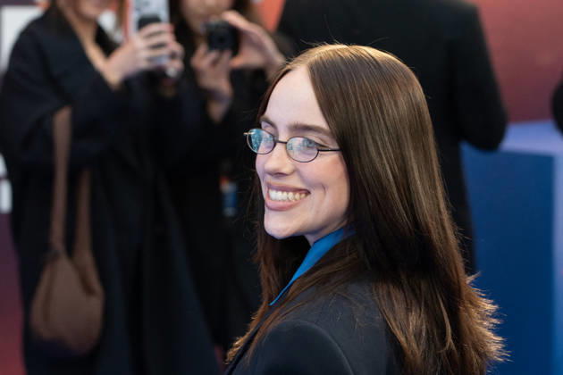 Billie Eilish Hit Me Hard and Soft UK Premiere - London Billie Eilish attends the UK Premiere of Billie Eilish - Hit Me Hard and Soft: The Tour Live In 3D at Odeon Luxe Leicester Square in London, England. UK. Tuesday 28th April 2026. Photo by James Warren Famous ABACAPRESS.COM London United Kingdom  Copyright: xFamous ABACAx