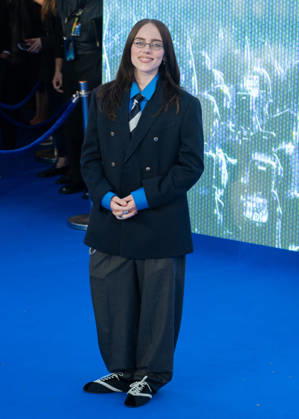 Billie Eilish Hit Me Hard and Soft UK Premiere - London Billie Eilish attends the UK Premiere of Billie Eilish - Hit Me Hard and Soft: The Tour Live In 3D at Odeon Luxe Leicester Square in London, England. UK. Tuesday 28th April 2026. Photo by James Warren Famous ABACAPRESS.COM London United Kingdom  Copyright: xFamous ABACAx