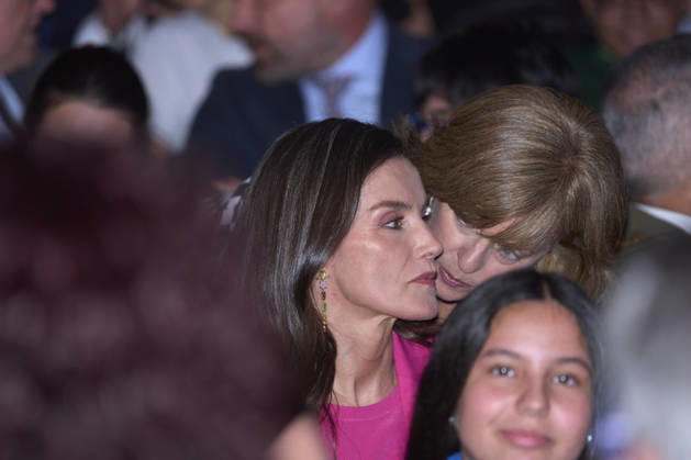 April 29, 2026, Granada, Andalucia, Spain: Queen Letizia of Spain, Marta Carazo, Chief of Queen LetiziaÃ¢â‚¬â ¢ Secretary attends Announcement of the Princess of Girona Award Ã¢â‚¬ËœArt 2026Ã¢â‚¬â ¢ during the fourth stage of the Tour del Talento at Manuel de Falla Auditorium on April 29, 2026 in Granada, Spain Granada Spain  - ZUMAg15_ 20260429_zaf_g15_076 Copyright: xJackxAbuinx