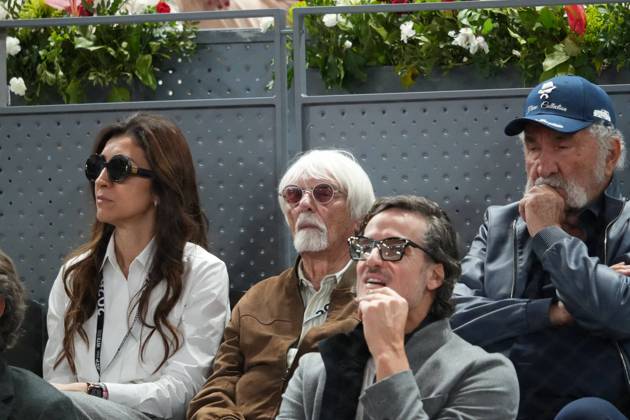 Bernie Ecclestone and Feliciano Lopez during Masters Series Madrid 2026 in Madrid on Wednesday 29 April 2026. Cordon Press 