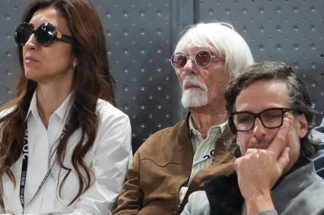Bernie Ecclestone and Feliciano Lopez during Masters Series Madrid 2026 in Madrid on Wednesday 29 April 2026. Cordon Press 