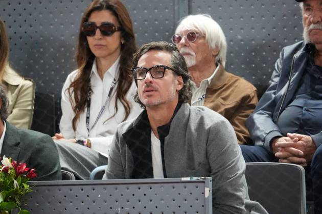 Bernie Ecclestone and Feliciano Lopez during Masters Series Madrid 2026 in Madrid on Wednesday 29 April 2026. Cordon Press 