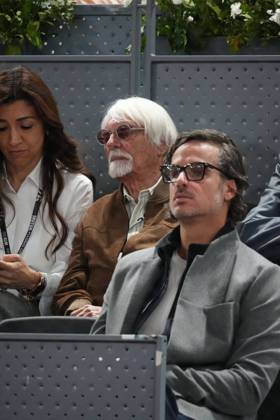 Bernie Ecclestone and Feliciano Lopez during Masters Series Madrid 2026 in Madrid on Wednesday 29 April 2026. Cordon Press 