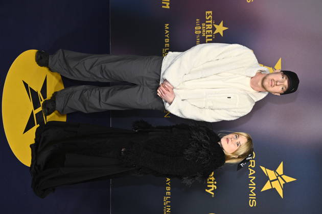 STOCKHOLM, SWEDEN 20260429 Filip Leyman and Anna von Hausswolff arrive on the red carpet for Wednesday nights Grammy Awards at the Annex in Stockholm STOCKHOLM SWEDEN x10060x  Copyright: xHenrikxMontgomery TTx GRAMMISGALAN 2026 ntZONFzjZO4
