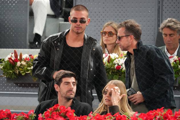 Thibaut Courtois and Mishel Gerzig and Franco Mastantuono during Masters Series Madrid 2026 in Madrid on Wednesday 29 April 2026 Cordon Press 