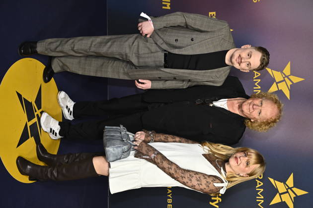 STOCKHOLM, SWEDEN 20260429 Adam Putnoff, Staffan Götestam, Josefin Götestam Bumblebee arrives on the red carpet for Wednesday nights Grammy Awards at the Annex in Stockholm STOCKHOLM SWEDEN x10060x  Copyright: xHenrikxMontgomery TTx GRAMMISGALAN 2026 TK6ifUHpo0M