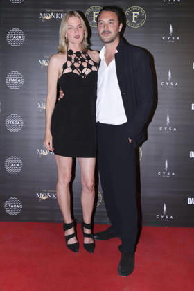 April 28, 2026, Mexico City, Ciudad de Mexico, Mexico: Jack Huston and his wife Shannan Click attend the red carpet for the Day of the Fight at The Midnight Monkey. on April 28, 2026 in Mexico City, Mexico. Mexico City Mexico - ZUMAe321 20260428_zea_e321_084 Copyright: xYamakxPereax